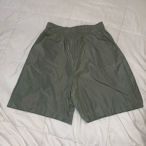 brand new Zara polyester olive shorts. comes from pet free, smoke free home!